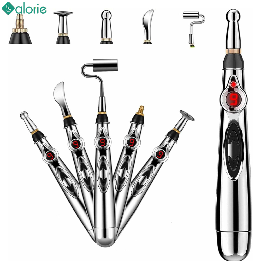 Tactical Pen Tool - 5-in-1 Masaj Akupunktur Kalemi Elektronik Akupunktur