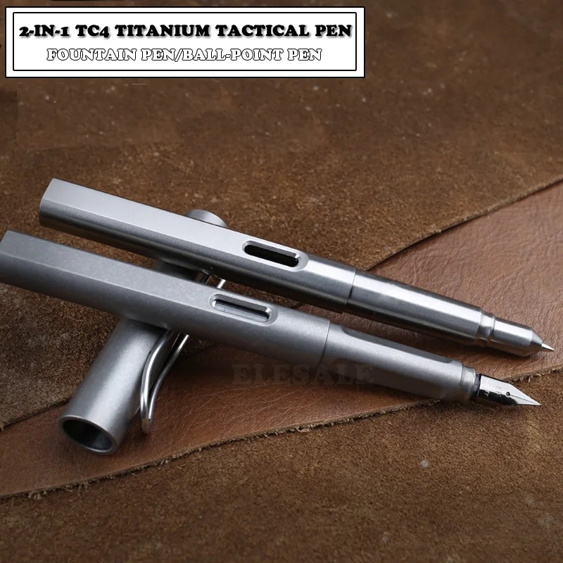 Tactical Pen Tool - 2-In-1 çeşme mürekkep kalem yüksek kalite