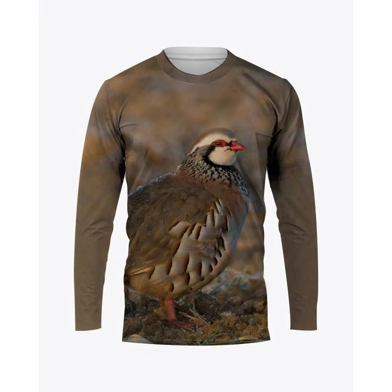 Hunting Quail - Kamuflaj Avcılık Hayvanlar Bıldırcın Grafik T