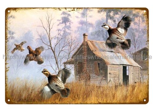 Hunting Quail - İç mekan duvar sanatı bıldırcın avı