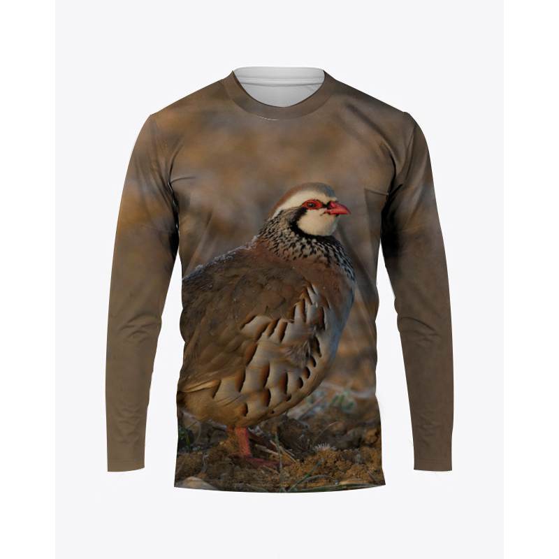 Hunting Quail - Kamuflaj avcılık hayvanlar t-shirt bıldırcın 3D