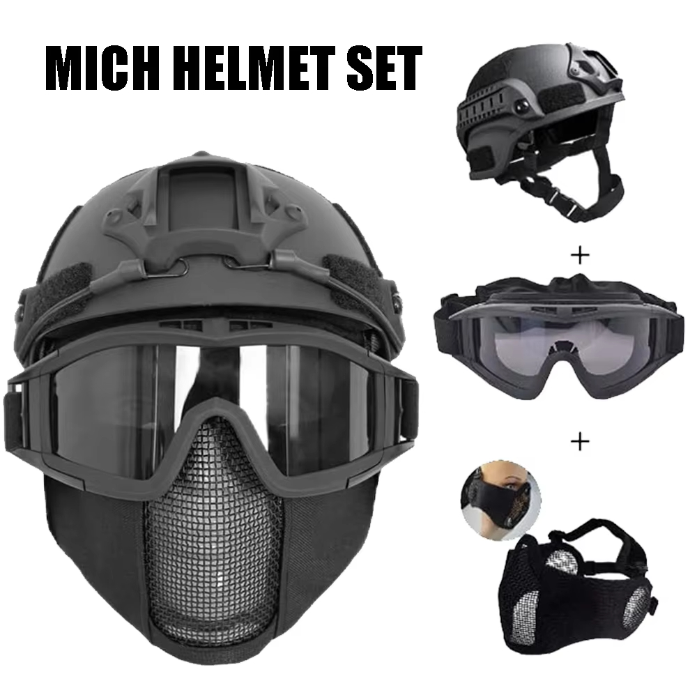 Outdoor Hunting Guide - MICH Airsoft Kaskı ve Yarım Yüz