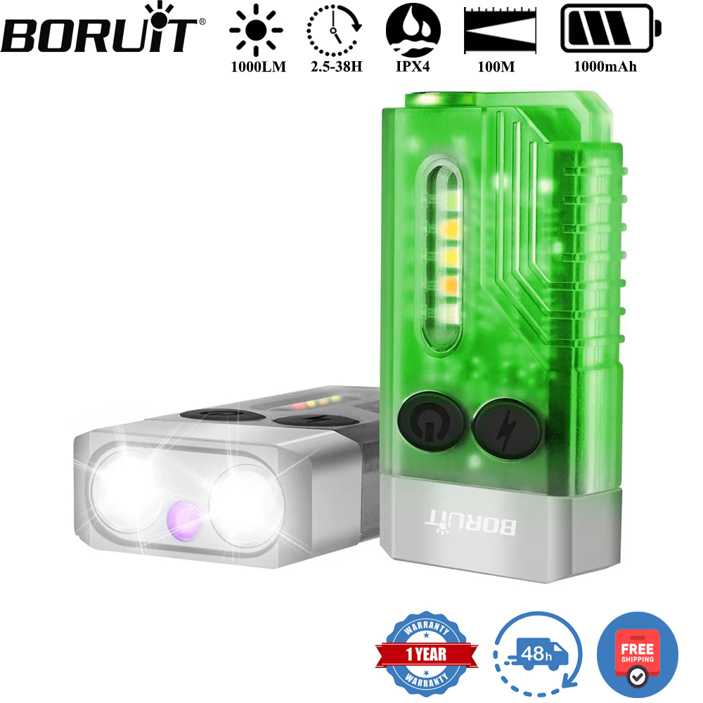 Outdoor Hunting Lights - BORUiT V10 Anahtarlık UV LED EDC