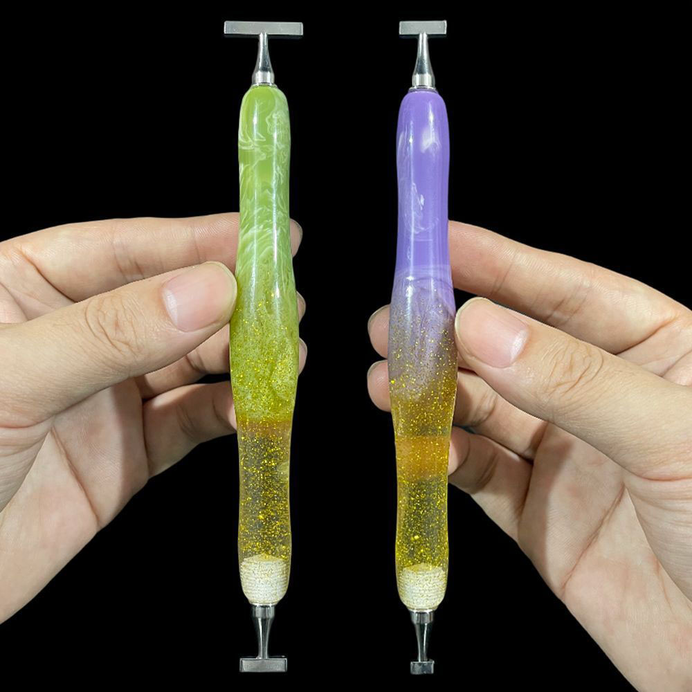 Tactical Pen Tool - Güzel Parlak İplikli Elmas Boyama Kalemi