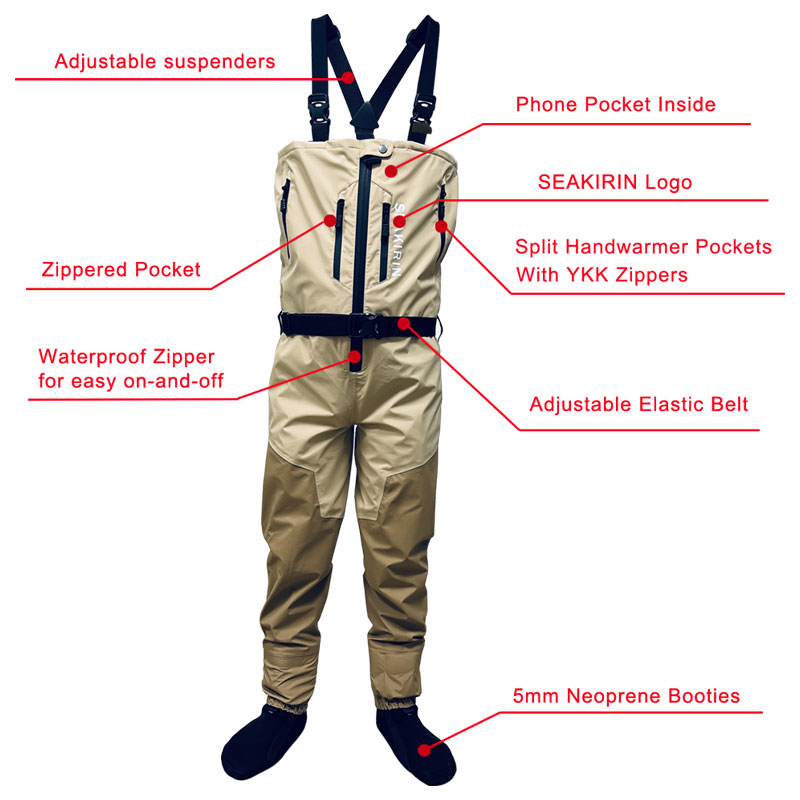 Fermuarlı ön nefes alabilen sa - Fishing Waders Breathable incelemesi ve fiyatı
