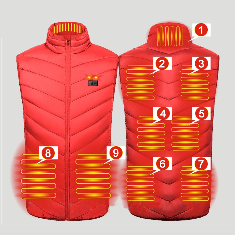 Kış 9 Alan Isıtmalı Yelek Açık - Outdoor Hunting Heater incelemesi ve fiyatı