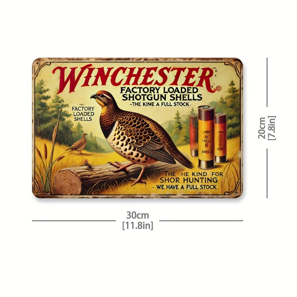 Metal Levha - Vintage Tarzda,  - Hunting Quail incelemesi ve fiyatı