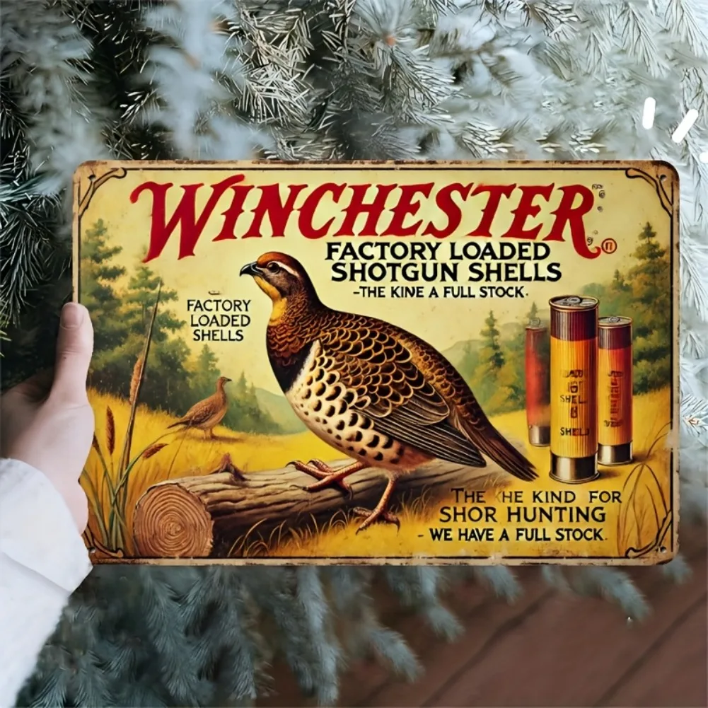 Metal Levha - Vintage Tarzda,  - Hunting Quail incelemesi ve fiyatı