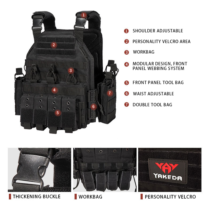 YKEDA 1000D Naylon Plaka Taşıy - Outdoor Hunting Vest incelemesi ve fiyatı
