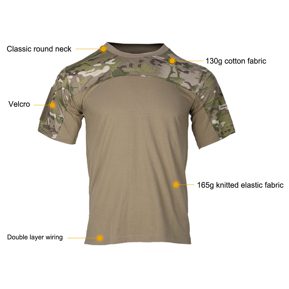 Erkek kamuflaj gömlek Tees tak - Outdoor Hunting Fabric incelemesi ve fiyatı