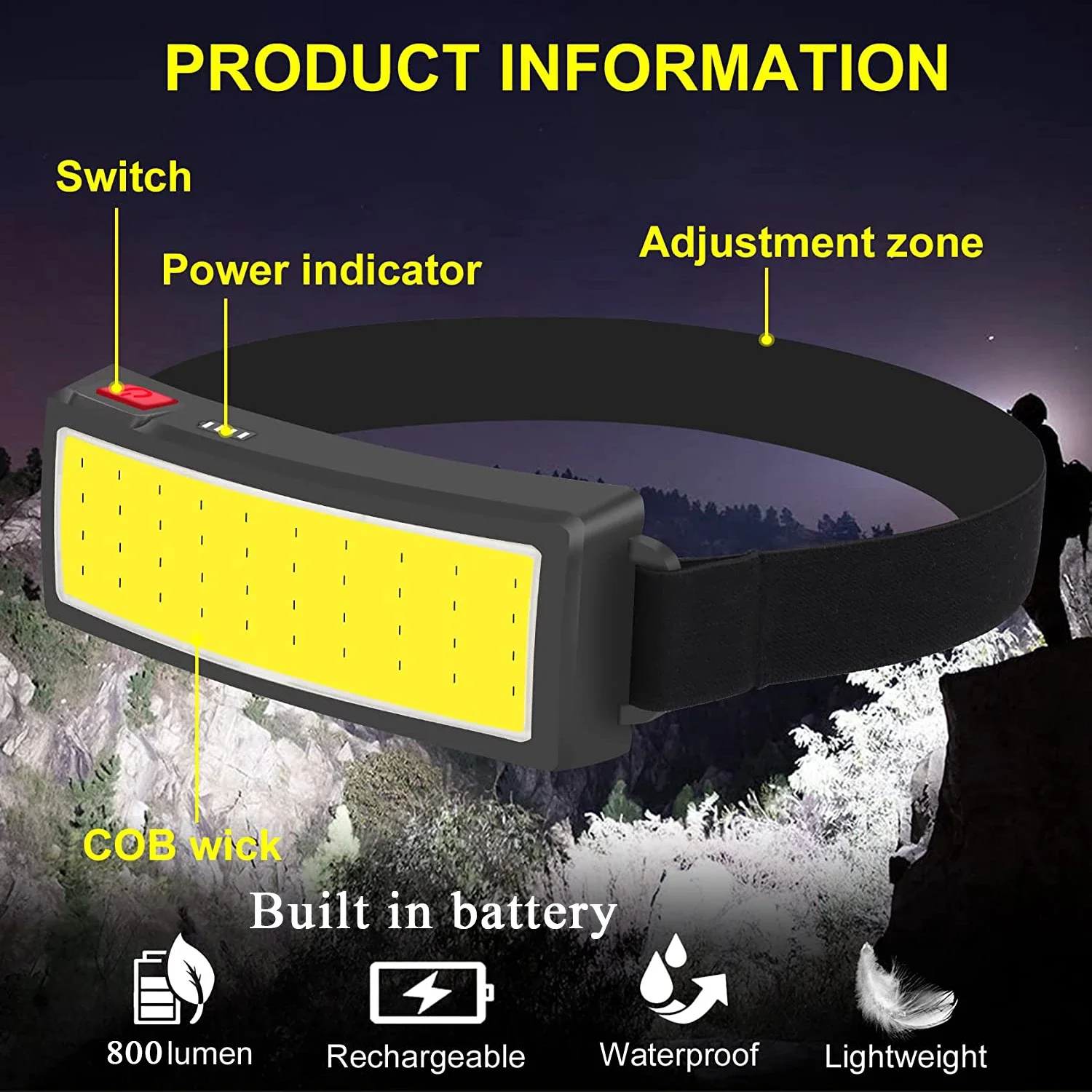 COB Taşınabilir LED Farlar Dış - Outdoor Hunting And Fishing incelemesi ve fiyatı