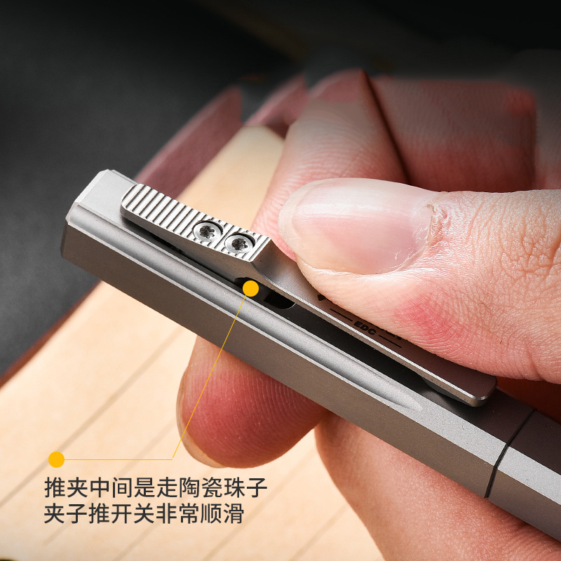 Titanyum sürgülü dekompresyon  - Tactical Pen Tool incelemesi ve fiyatı