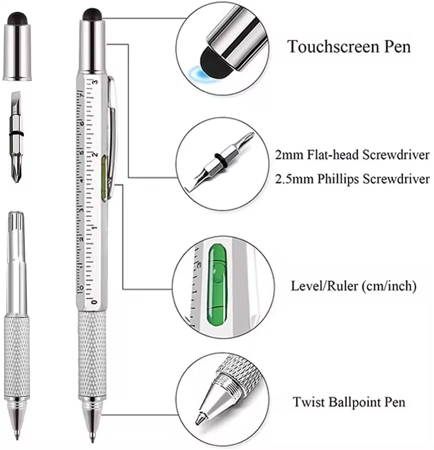 7'si 1 Arada Çok Fonksiyonlu K - Tactical Pen Tool incelemesi ve fiyatı
