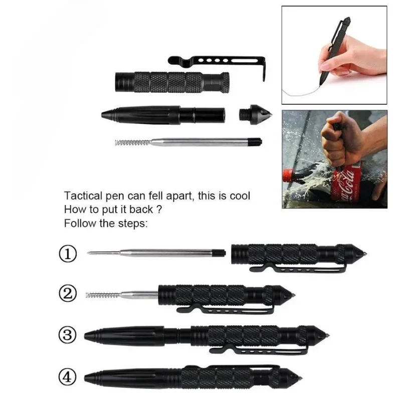 Çok fonksiyonlu Taktik Kalem K - Tactical Pen Tool incelemesi ve fiyatı