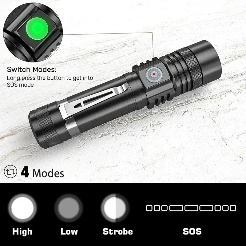 T6 LED Şarj Edilebilir El Fene - Outdoor Hunting Lights incelemesi ve fiyatı